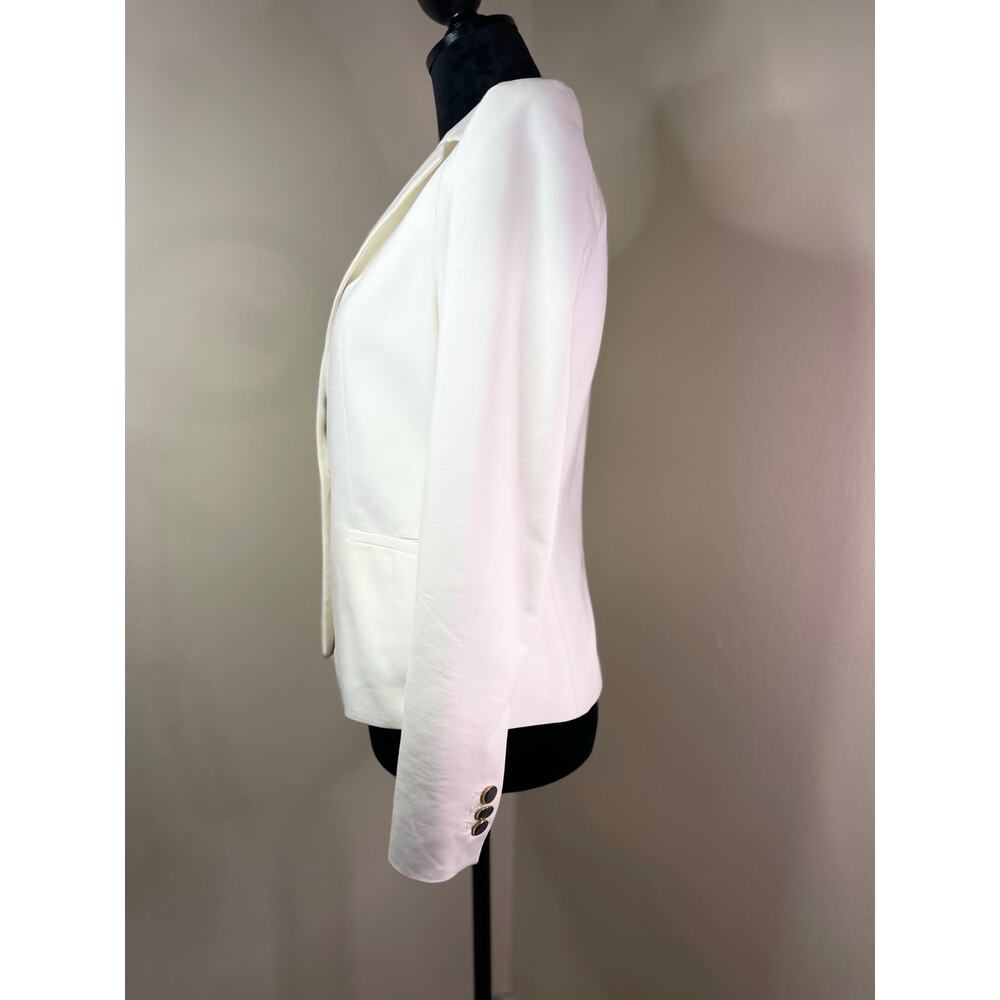 Zara Basic White Jacket Blazer S - image 2